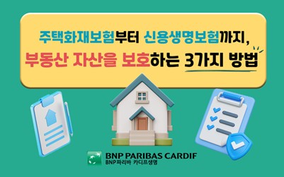 주택화재보험부터 신용생명보험까지 부동산 자산을 보호하는 3가지 방법 썸네일 이미지